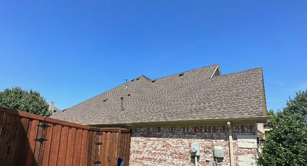 Completed roof replacement project in Bagley